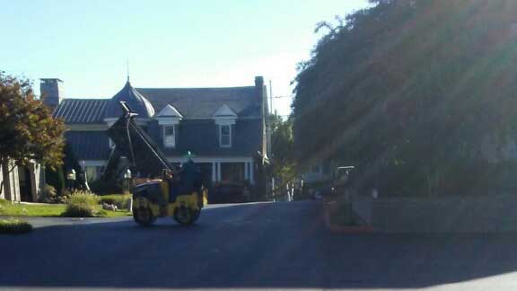 residential paving project