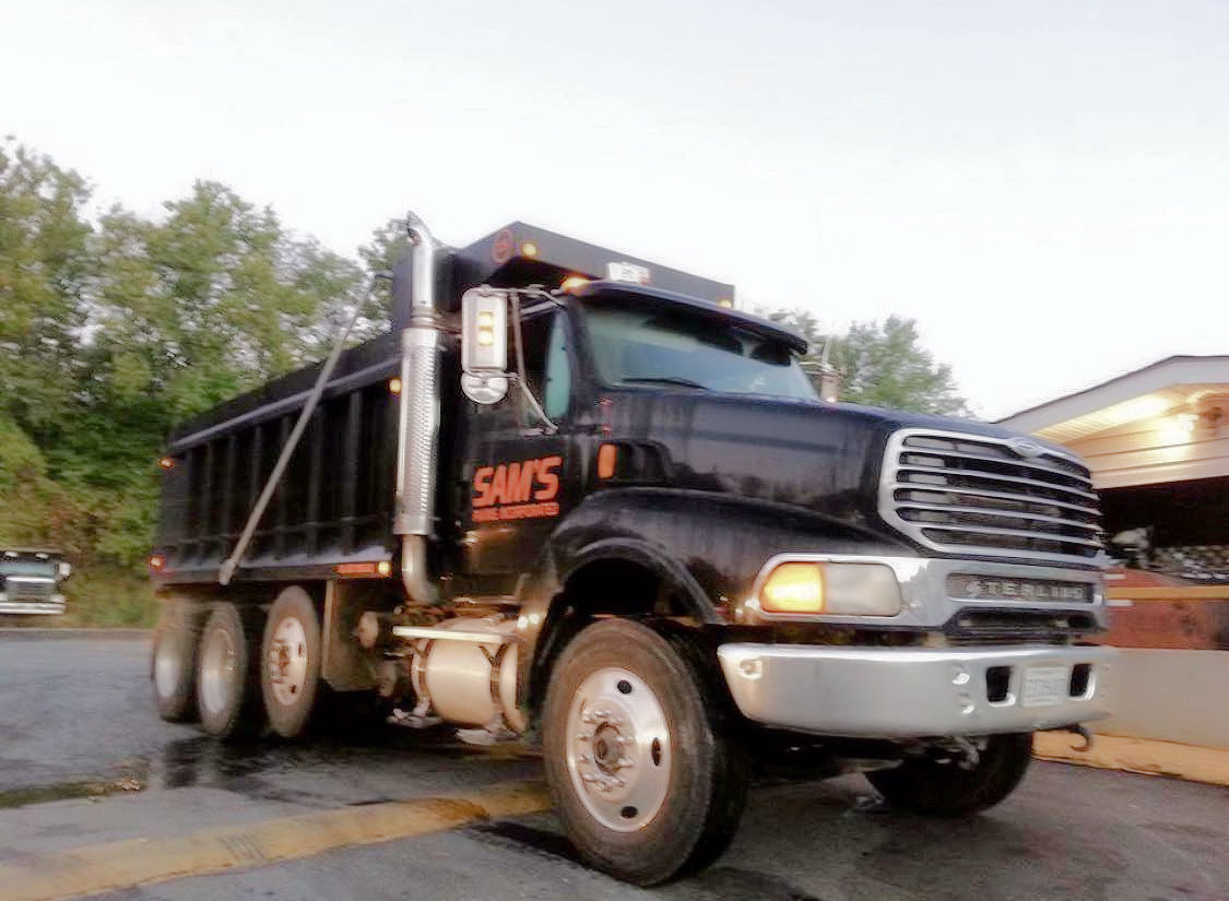 paving truck